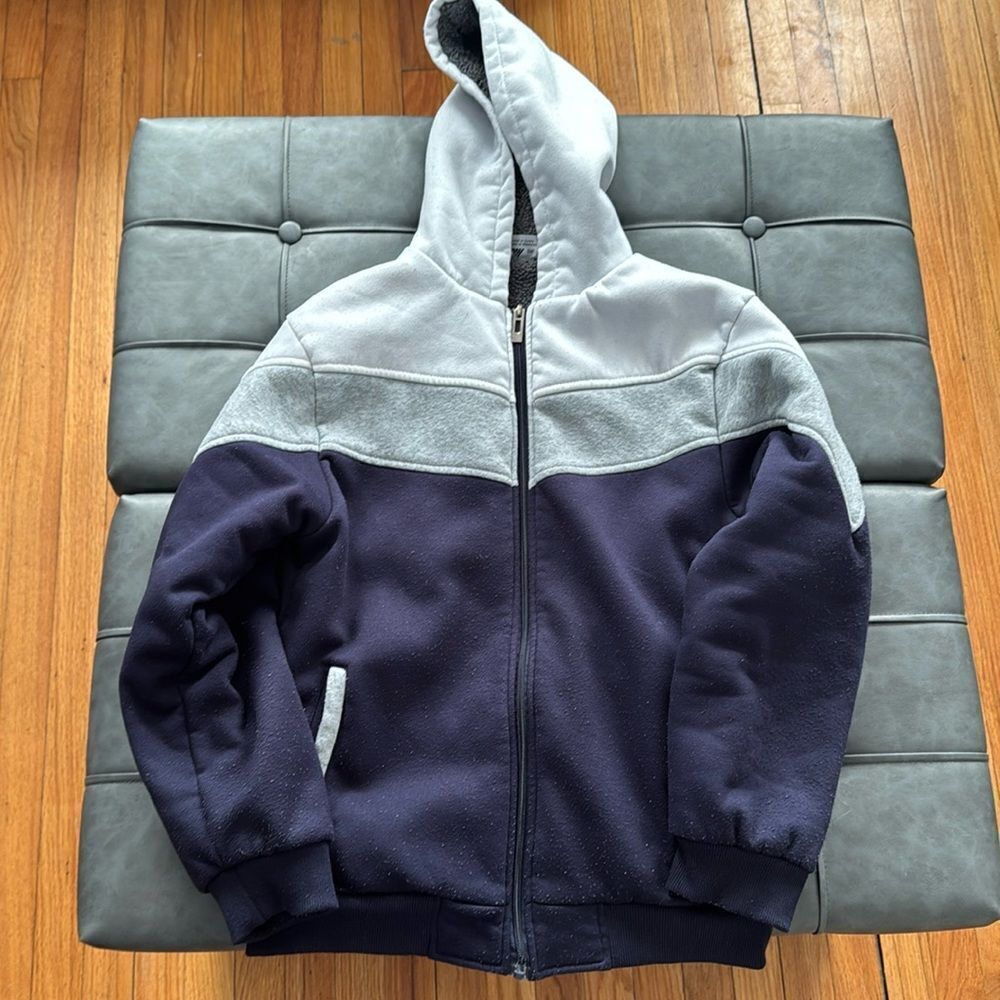 Blue and White Jacket